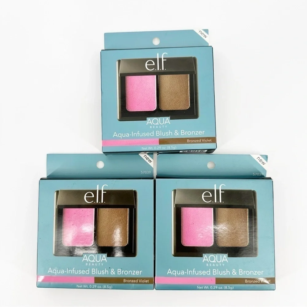 3 - ELF Aqua Infused Blush & Bronzer Bronzed Violet